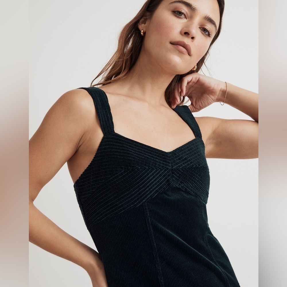 Madewell *NWT Corduroy Sweetheart Mini
Dress Size 2 - Picture 2 of 10